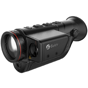 Guide Sensate TD631 LRF handheld thermal monocular shown against a white background.